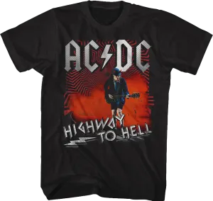Angus Young Highway To Hell ACDC T-Shirt