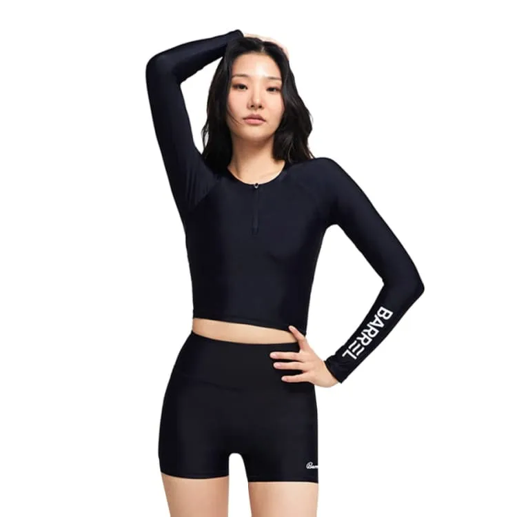 Barrel Womens Ocean Highcut Water Leggings-BLACK