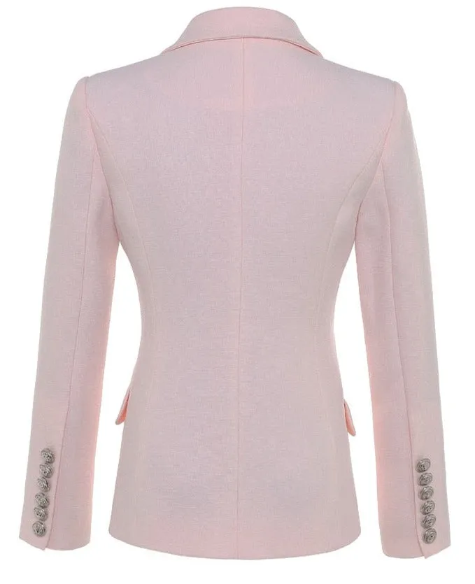 Blazer - Dames - Baby Pink, Elegant en Comfortabel voor elke gelegenheid