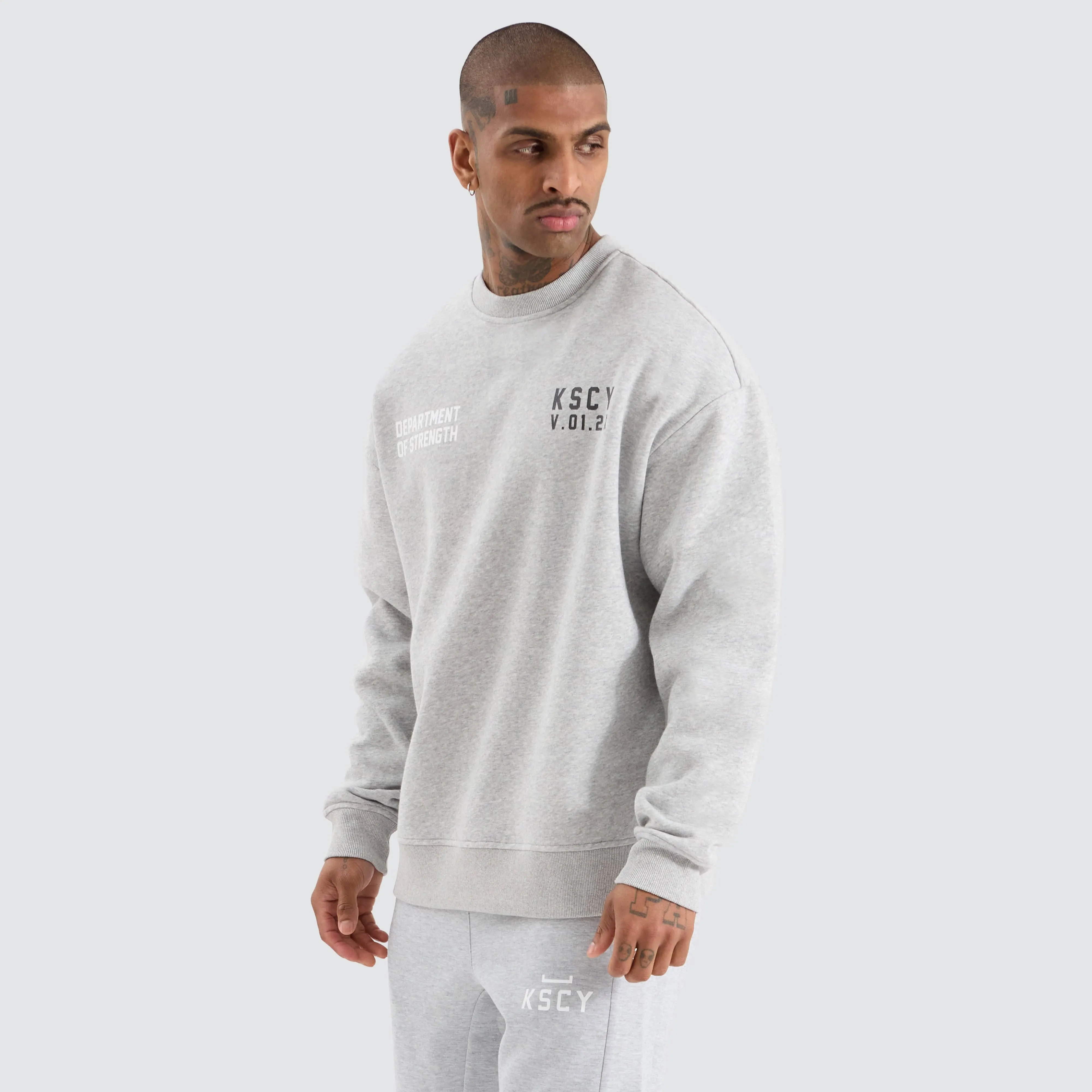 Epic Relaxed Sweater Grey Marle