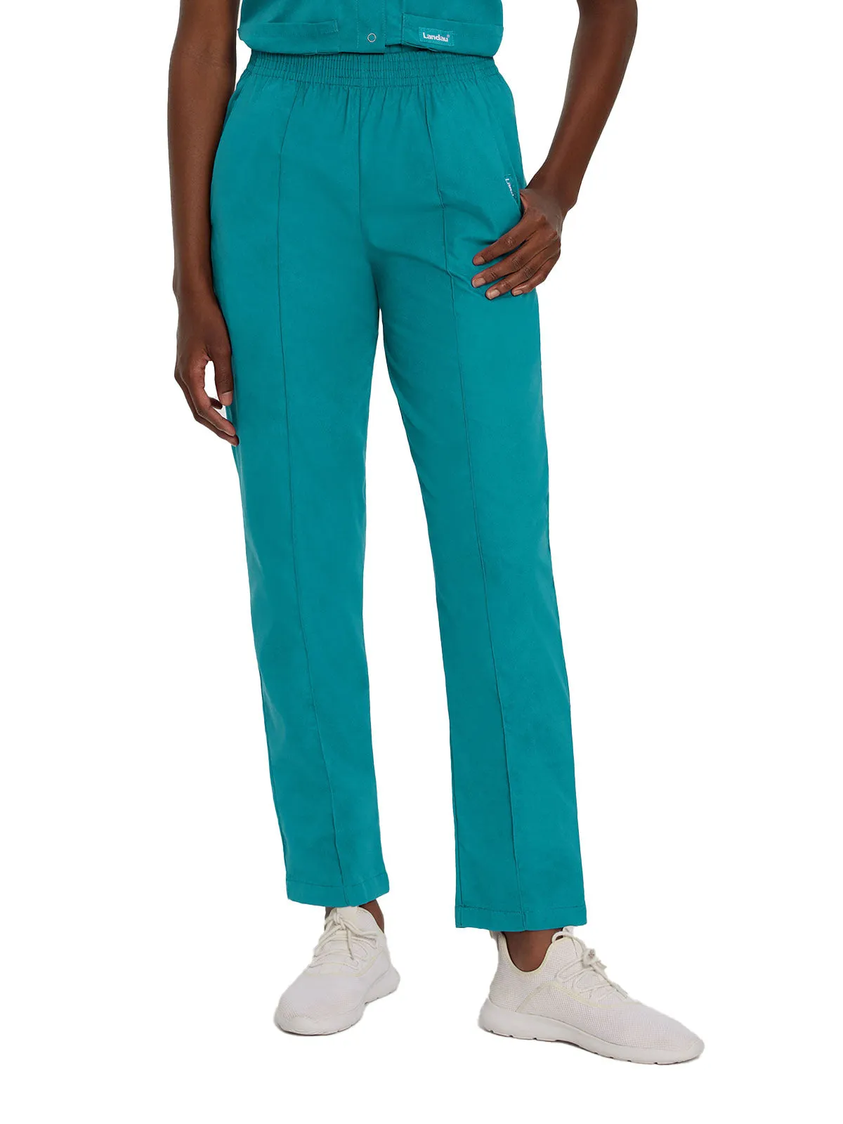 Essentials - Women's Classic Fit Elastic Waist Scrub Pants [4]