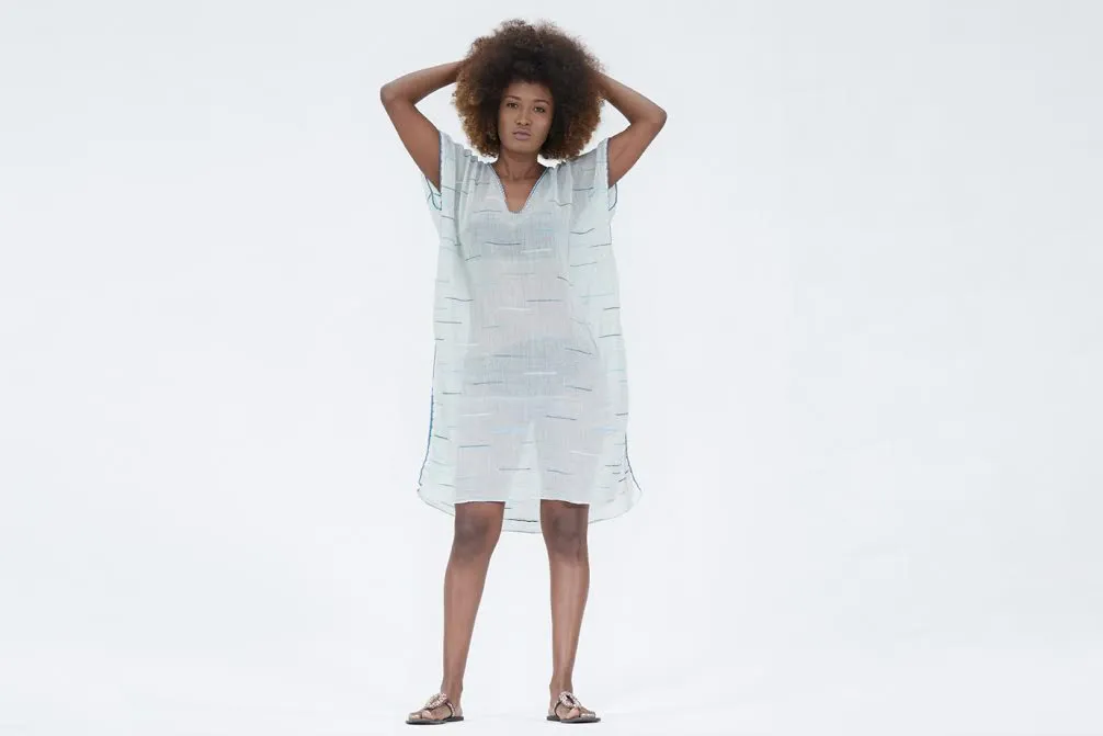 Estero by SOSH - Beach Cover-Up Dress, Cotton - OS