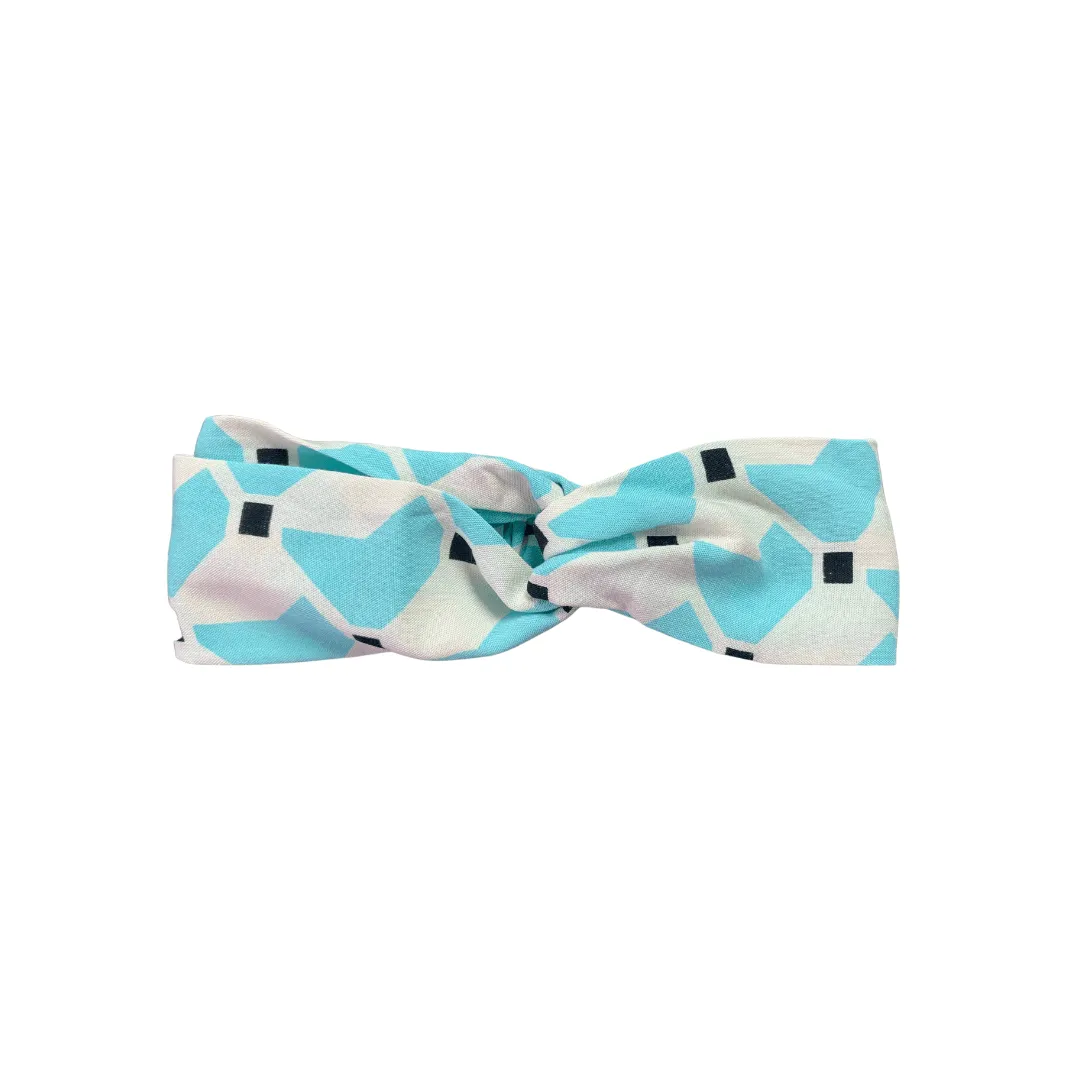 Headband in Aqua Scoop