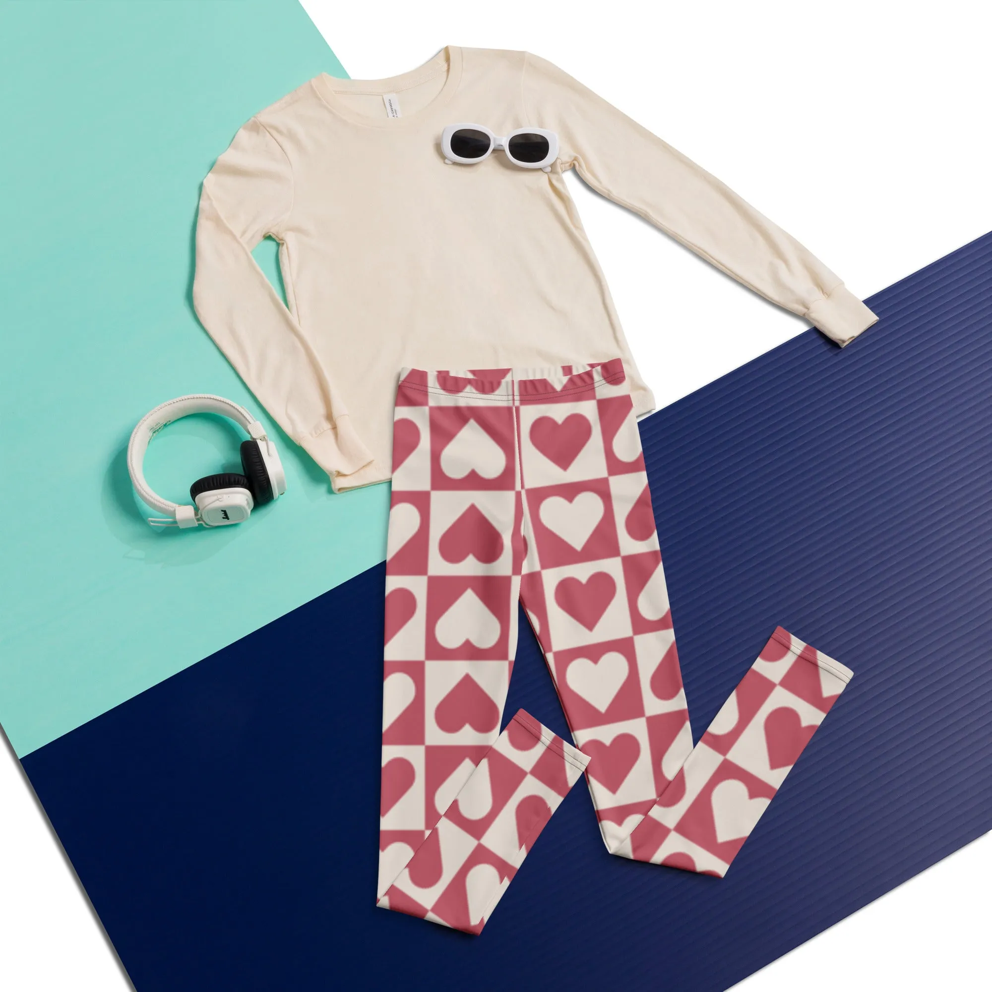Hearts Youth Leggings