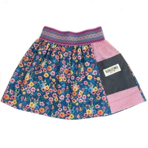 Kitty in the Flower Garden - Cotton Skirt