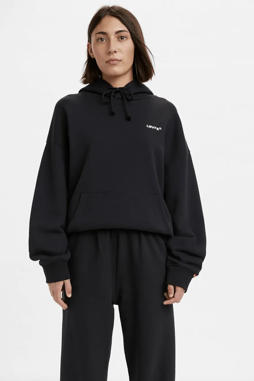 LEVI'S RED TAB UNISEX SWEAT HOOD - MINERAL BLACK