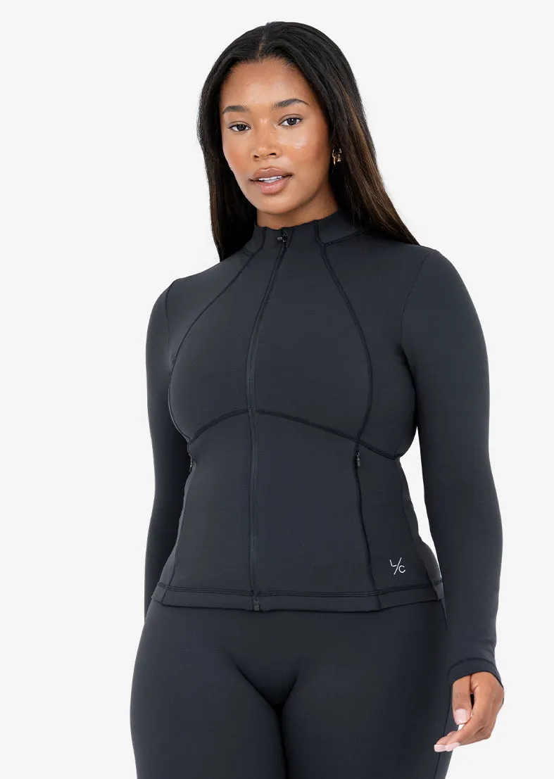 Life Zip Up Jacket Black