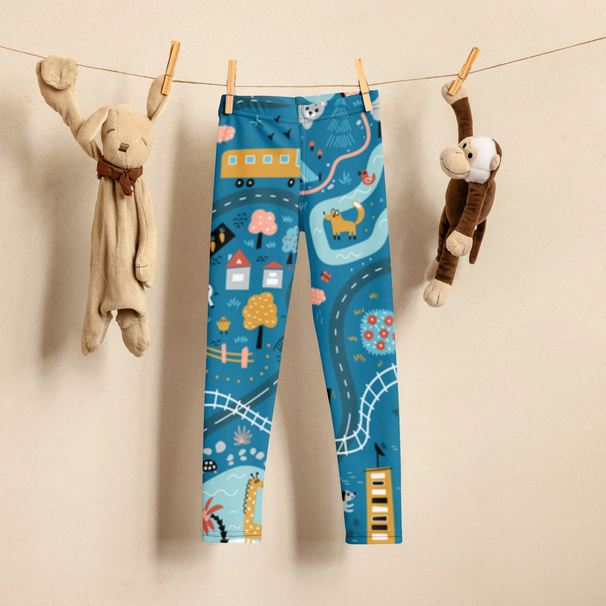 Maps Kid's Leggings