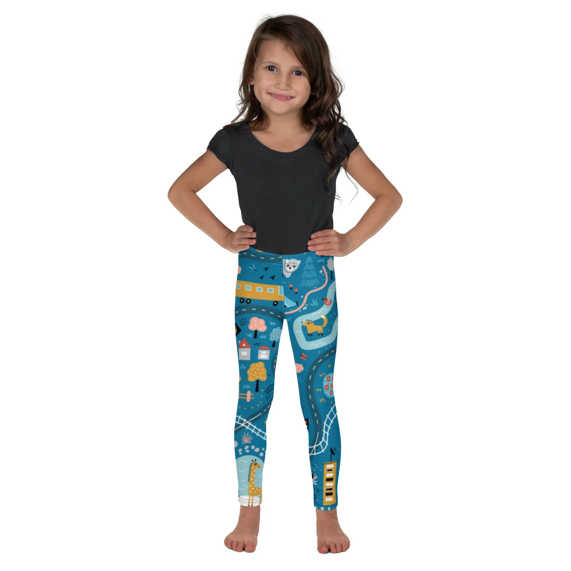 Maps Kid's Leggings