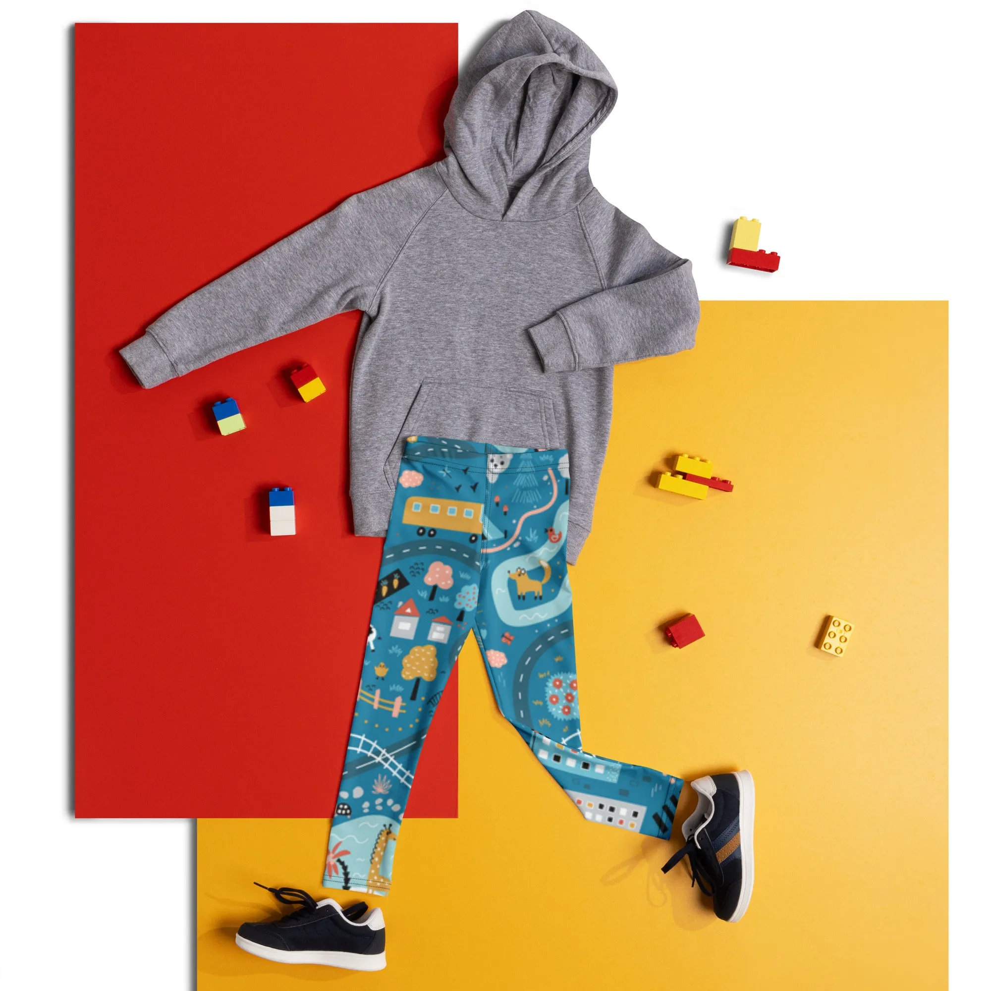 Maps Kid's Leggings