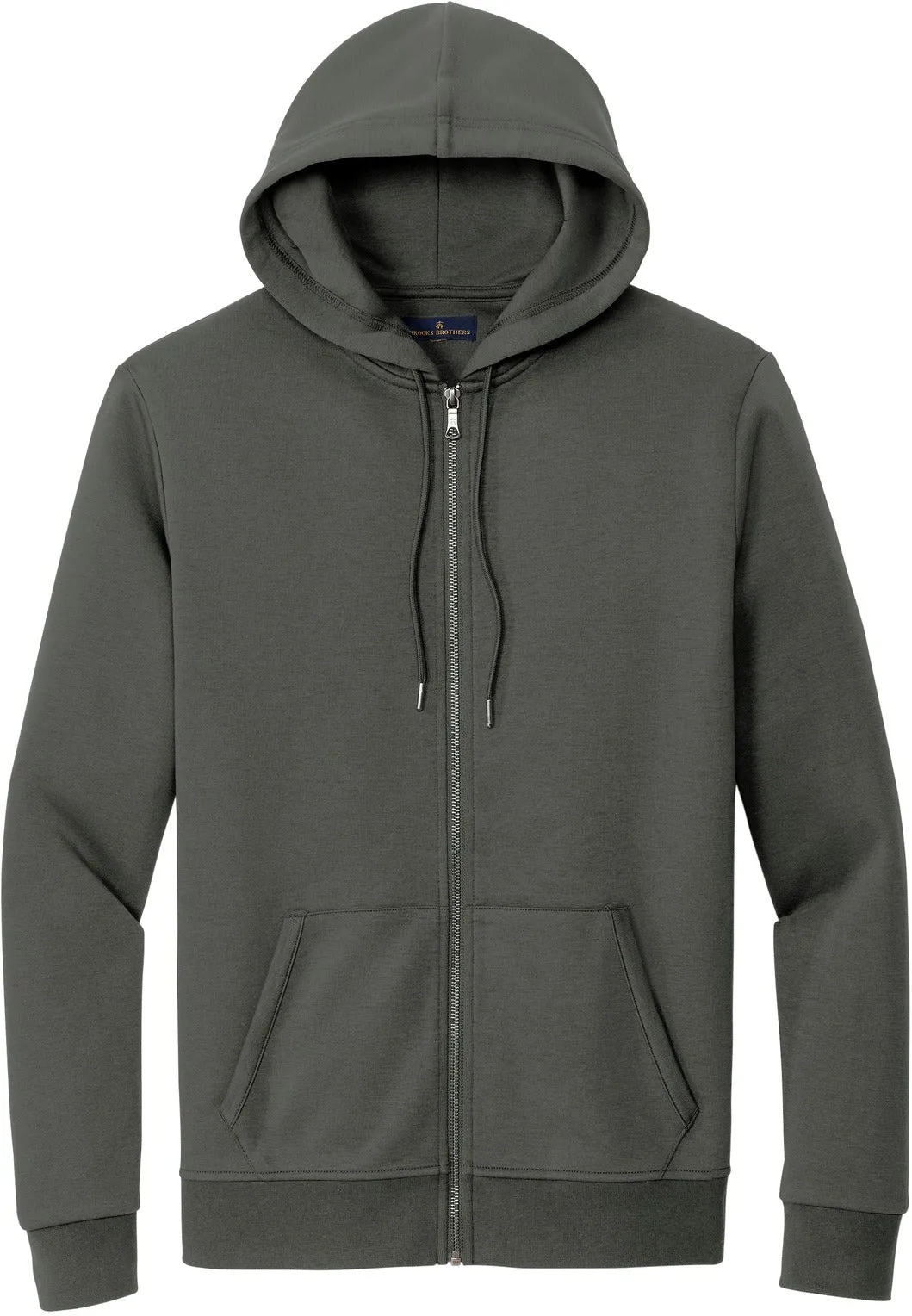 OUTLET-Brooks Brothers Double-Knit Full-Zip Hoodie
