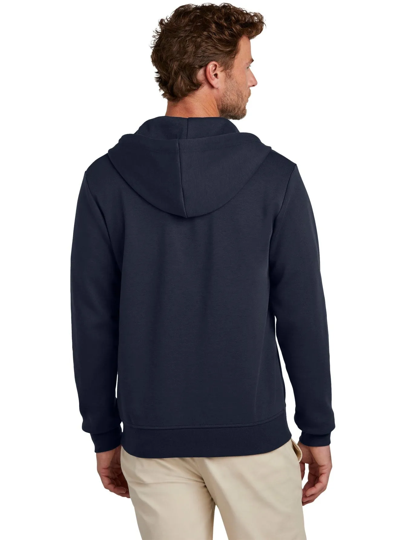 OUTLET-Brooks Brothers Double-Knit Full-Zip Hoodie