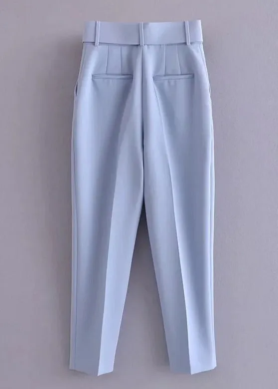 Pantalon en Blazer - Dames - Stijlvolle Set van Hoogwaardige Stof met Perfecte Pasvorm