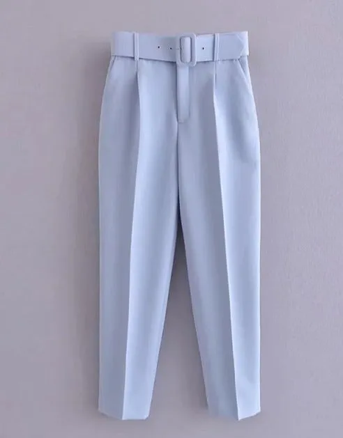 Pantalon en Blazer - Dames - Stijlvolle Set van Hoogwaardige Stof met Perfecte Pasvorm