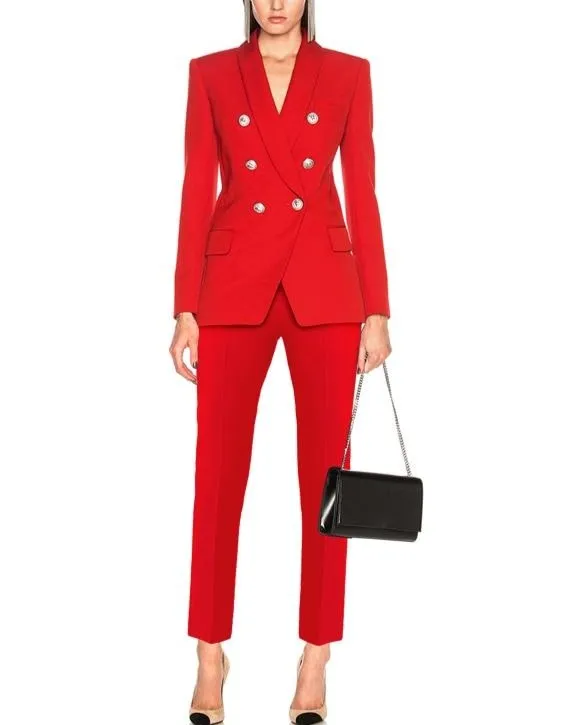 Pantalon Suit - Dames - Elegante Luxe Stof met Slim Fit Pasvorm