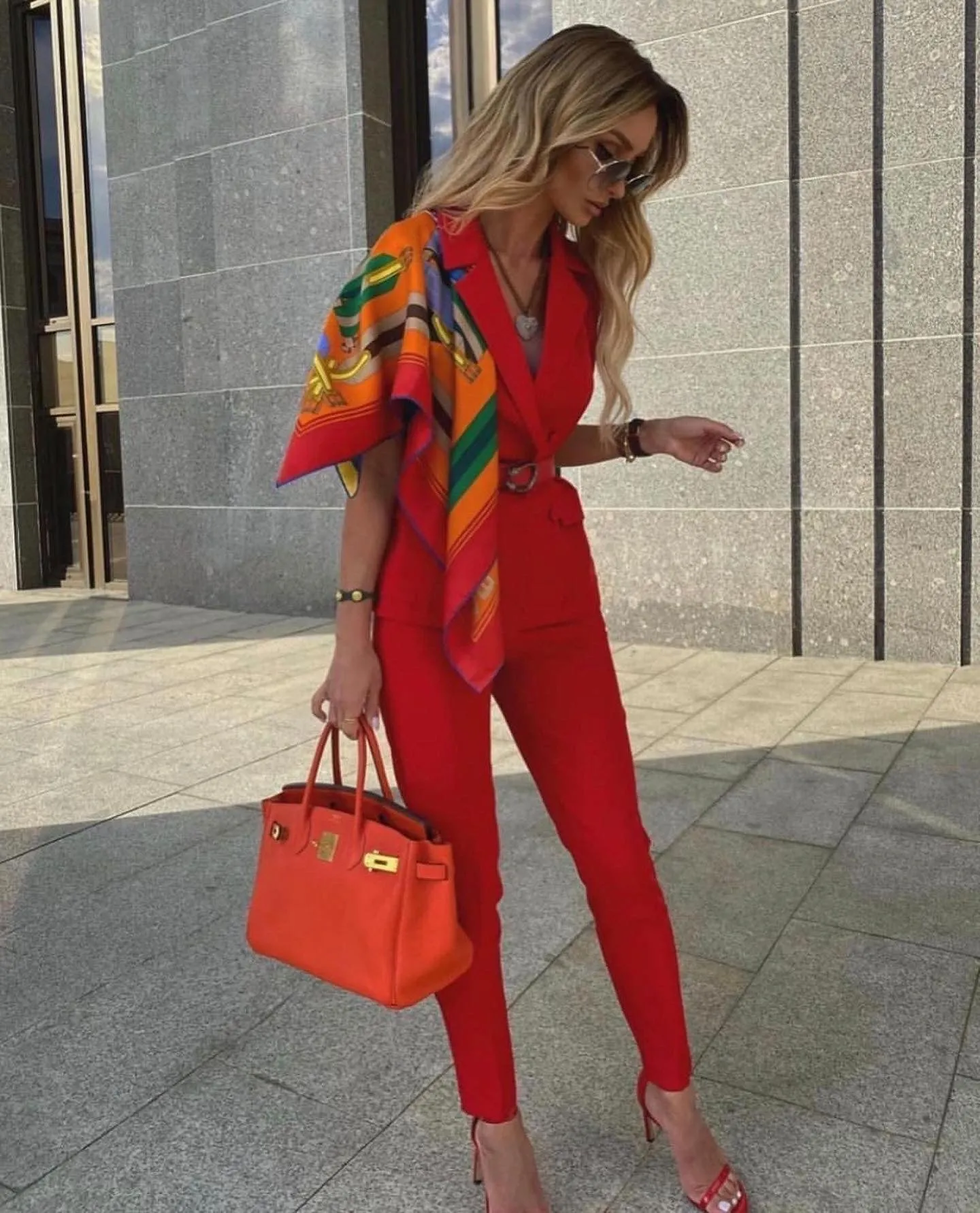 Pantalon Suit - Dames - Elegante Luxe Stof met Slim Fit Pasvorm