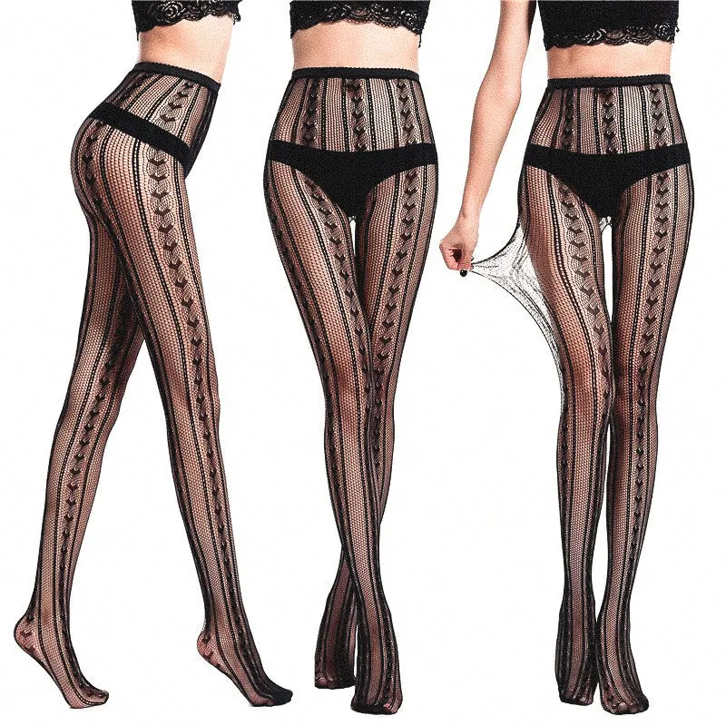 Patterned Tights Fishnet Stockings