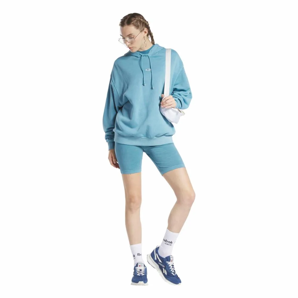 Reebok Apparel Women Reebok Classics Natural Dye Oversized Long Hoodie STEBLU