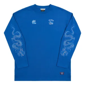 TEAMJOINED JOINED CNY24 DRAGON EXTRA OVERSIZED LONG SLEEVES-DARK BLUE