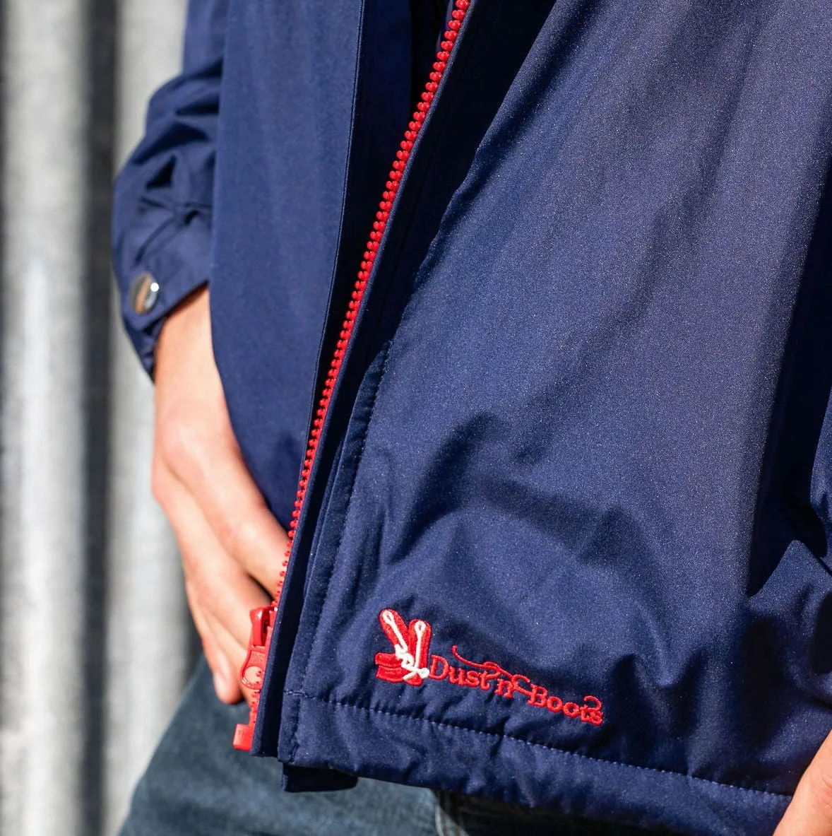 Unisex Cobalt/Red Coat