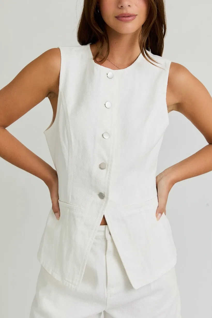 Versailles Top in White