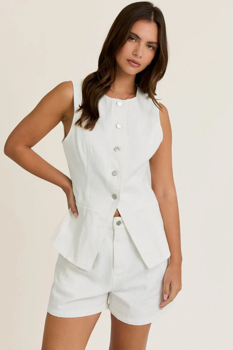 Versailles Top in White